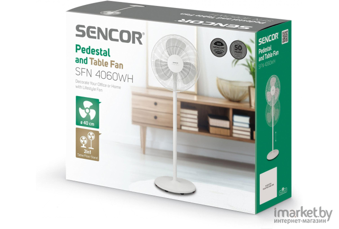 Вентилятор Sencor SFN 4060WH