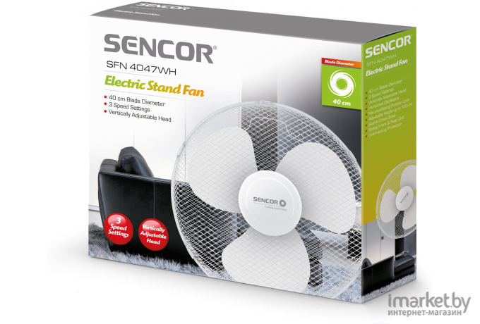 Вентилятор Sencor SFN 4047WH