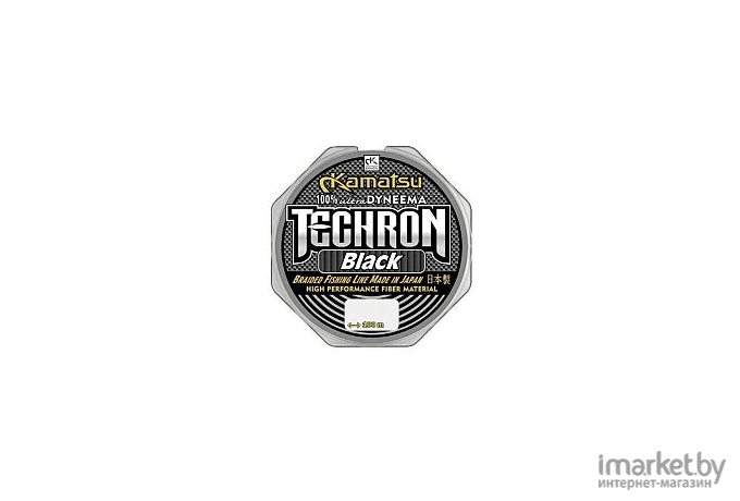 Плетеная леска KAMATSU TECHRON 100 м 0,08мм Black [255100008]