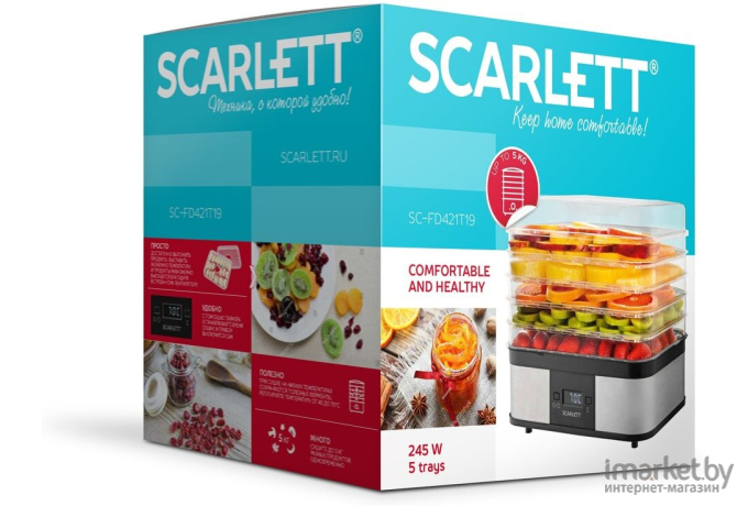 Сушилка для овощей и фруктов Scarlett SC-FD421T19