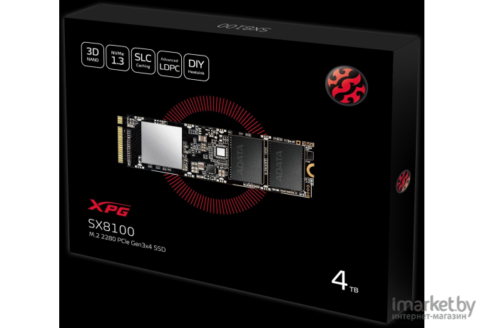 SSD диск A-Data XPG SX8100 256Gb [ASX8100NP-256GT-C]