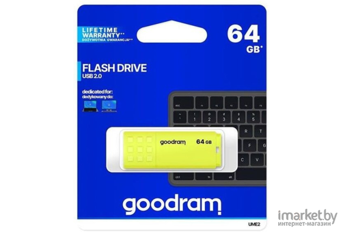 Usb flash GOODRAM Drive  64Gb UME2 [UME2-0640Y0R11]