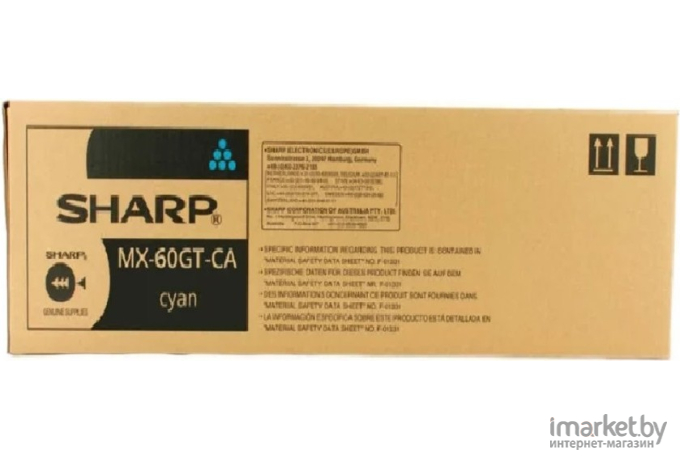 Картридж Sharp MX60GTCA/MX61GTCA голубой