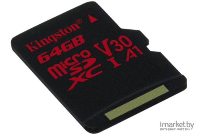 Карта памяти Kingston SecureDigital Micro 64Gb SDXC Canvas Go Plus 170R Class 10 UHS-I U3 V30 A2 + переходник [SDCG3/64GB]