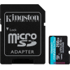 Карта памяти Kingston SecureDigital Micro 256Gb SDXC Canvas Go Plus 170R Class 10 UHS-I U3 V30 A2 + переходник [SDCG3/256GB]