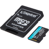 Карта памяти Kingston SecureDigital Micro 256Gb SDXC Canvas Go Plus 170R Class 10 UHS-I U3 V30 A2 + переходник [SDCG3/256GB]