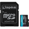 Карта памяти Kingston SecureDigital Micro 512Gb SDXC Canvas Go Plus 170R Class 10 UHS-I U3 V30 A2 + переходник [SDCG3/512GB]