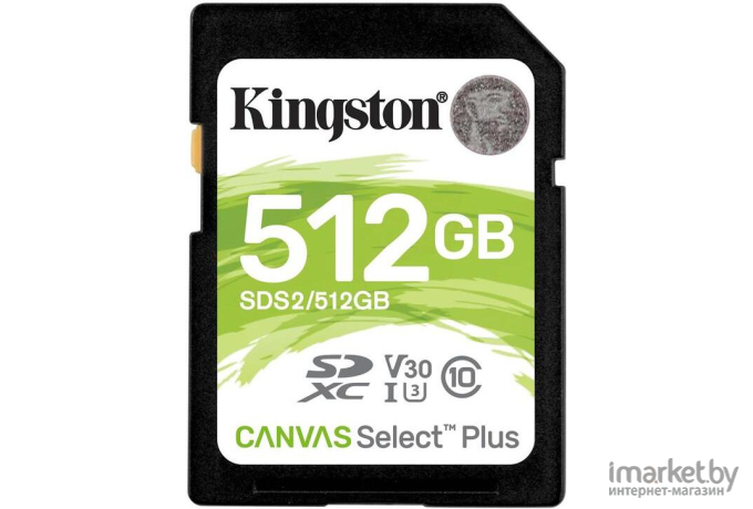 Карта памяти Kingston SecureDigital Micro 512Gb SDXC Canvas Go Plus 170R Class 10 UHS-I U3 V30 A2 + переходник [SDCG3/512GB]