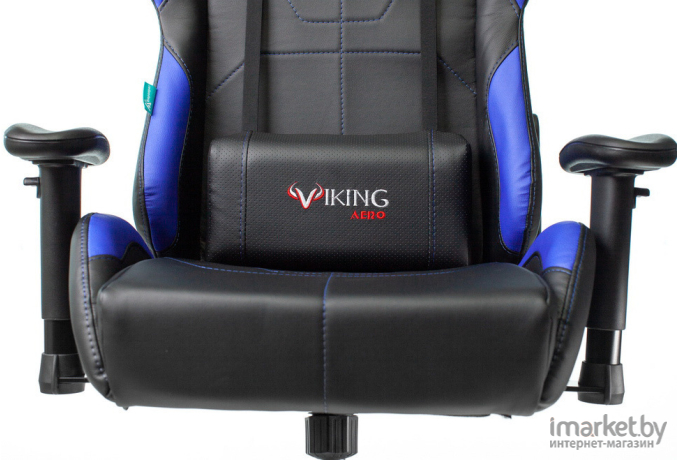 Геймерское кресло Zombie Viking 5 Aero черный/синий [VIKING 5 AERO BLUE]