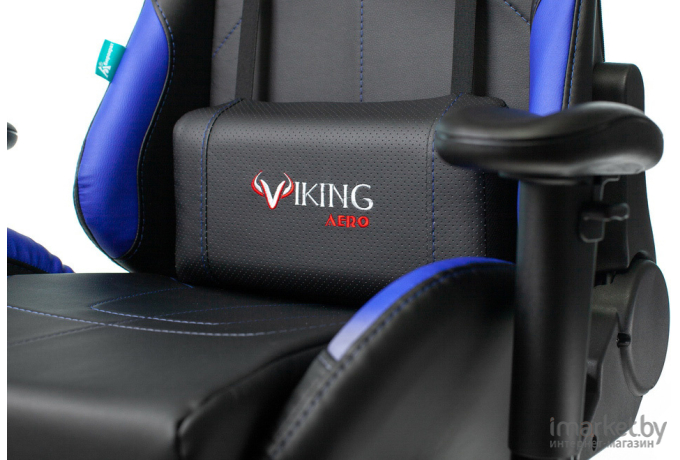 Геймерское кресло Zombie Viking 5 Aero черный/синий [VIKING 5 AERO BLUE]