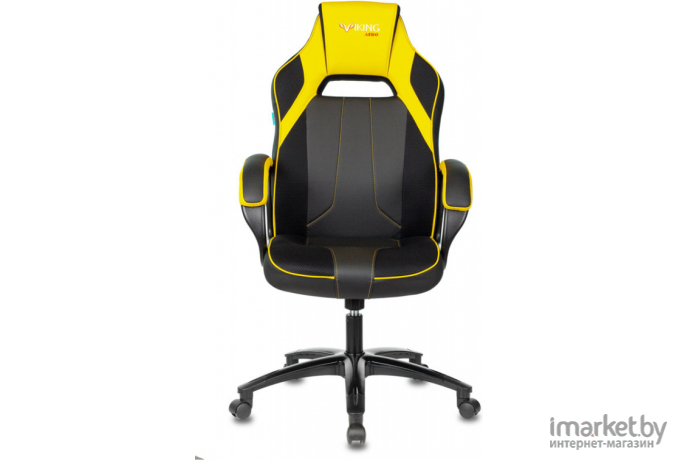 Геймерское кресло Zombie Viking 2 Aero черный/желтый [VIKING 2 AERO YELLOW]