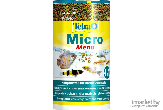 Корм для рыб Tetra Micro Menu 100ml 36 EE (277618/710342)