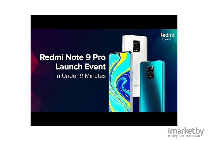 Мобильный телефон Xiaomi REDMI NOTE 9 Pro 6GB/128GB Interstellar Grey