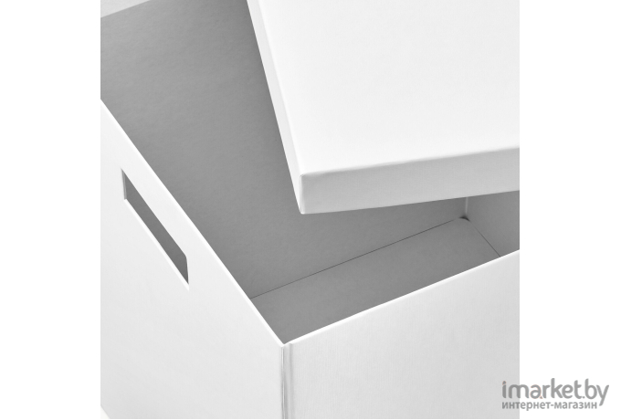 Коробка для хранения IKEA Тьена белый [204.693.03]