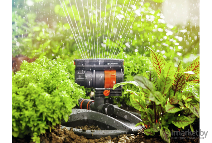 Дождеватель для полива Gardena AquaZoom compact [18708-20]