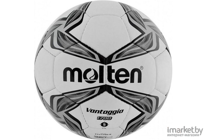 Футбольный мяч Molten F5V1700-K размер 5 белый/черный