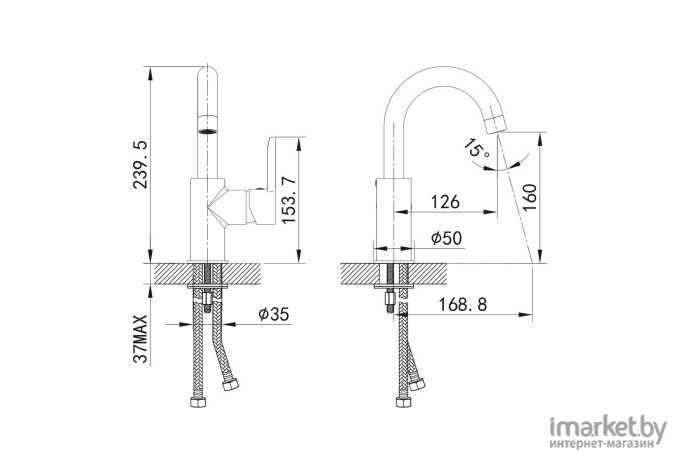 Смеситель IDDIS Sena SENSBR0I01