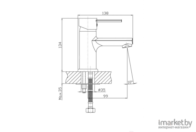 Смеситель Zollen Gera GE53611322