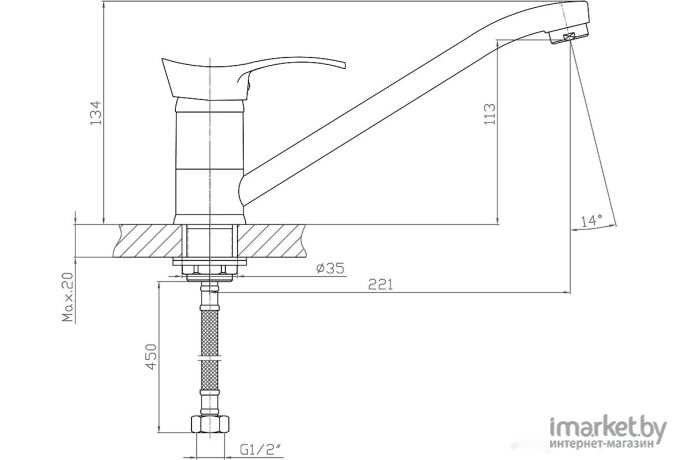 Смеситель Zollen Mainz MA73410532