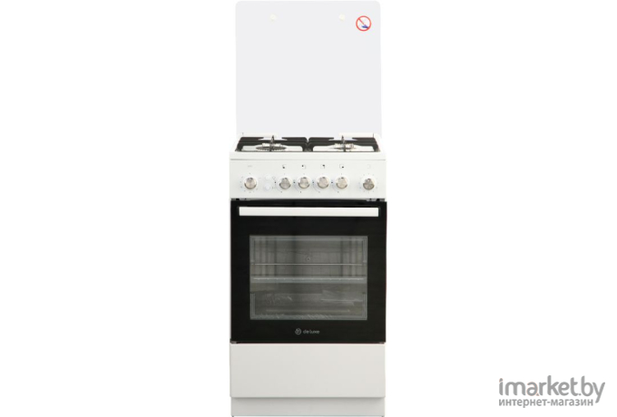 Кухонная плита De luxe 5040.40г(кр)чр белый