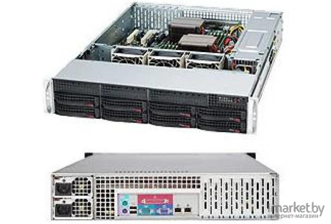 Серверный корпус Supermicro CSE-825TQC-R802LPB