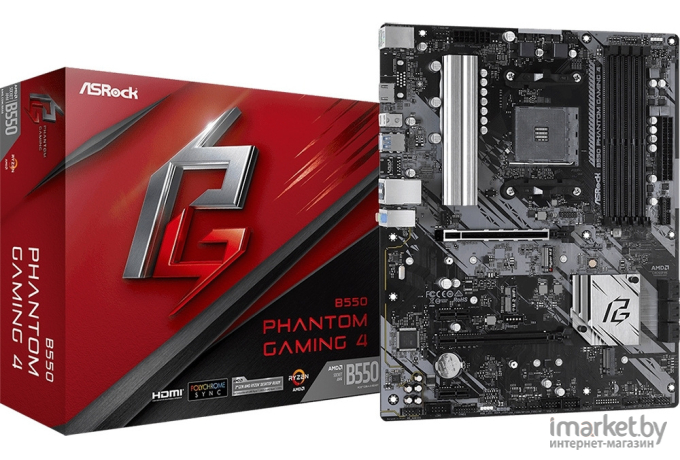 Материнская плата ASRock B550 Phantom Gaming 4