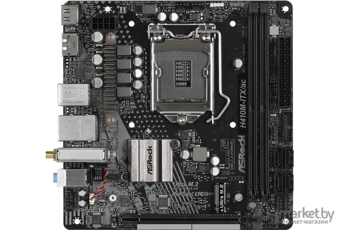 Материнская плата ASRock H410M-ITX/AC