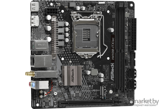 Материнская плата ASRock H410M-ITX/AC