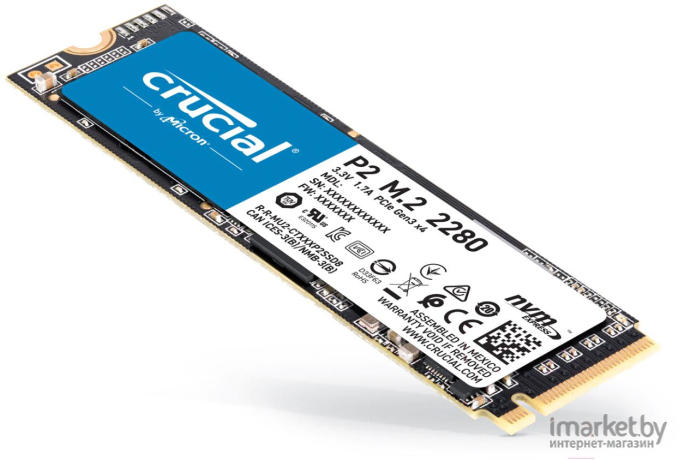 SSD диск Crucial 250 Gb M.2 2280 M  P2 [CT250P2SSD8]