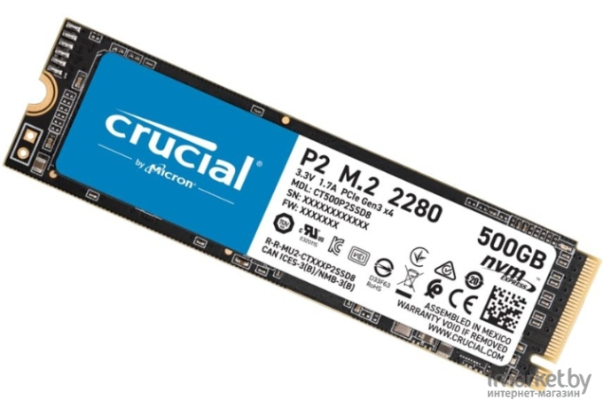 SSD диск Crucial 500 Gb M.2 2280 M [CT500P2SSD8]