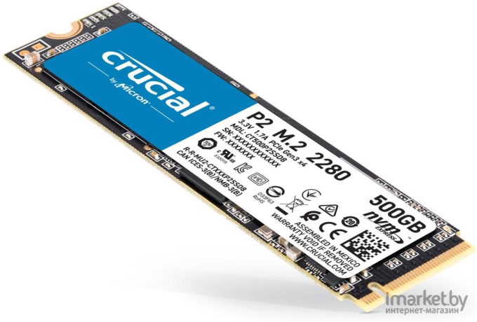 SSD диск Crucial 500 Gb M.2 2280 M [CT500P2SSD8]