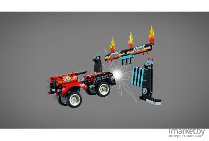 Конструктор LEGO Technic Шоу трюков на грузовиках и мотоциклах [42106]