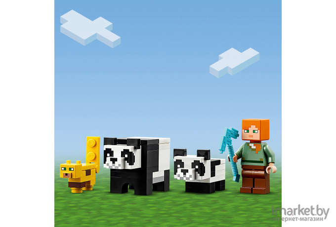 Конструктор LEGO Minecraft Питомник панд [21158]