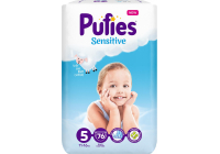 Детские подгузники Pufies Sensitive Junior 11-16кг (76шт)