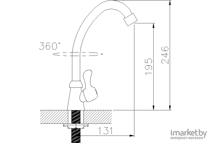 Смеситель Potato Комплект №136 P4175