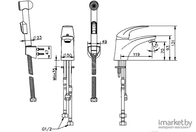 Смеситель Esko Tokyo TK 27H