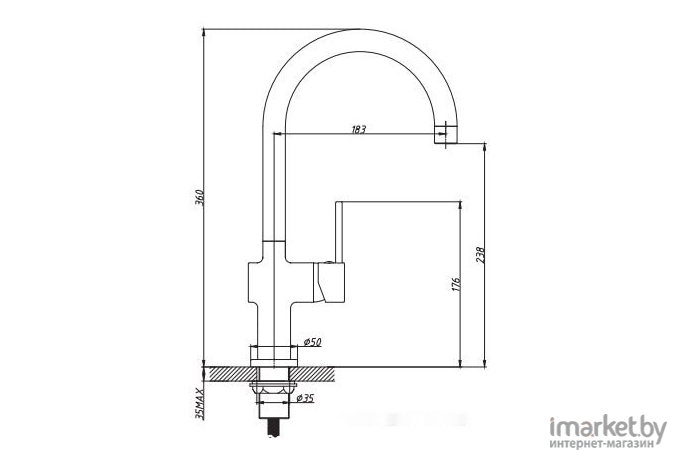 Смеситель Esko Single SG 519