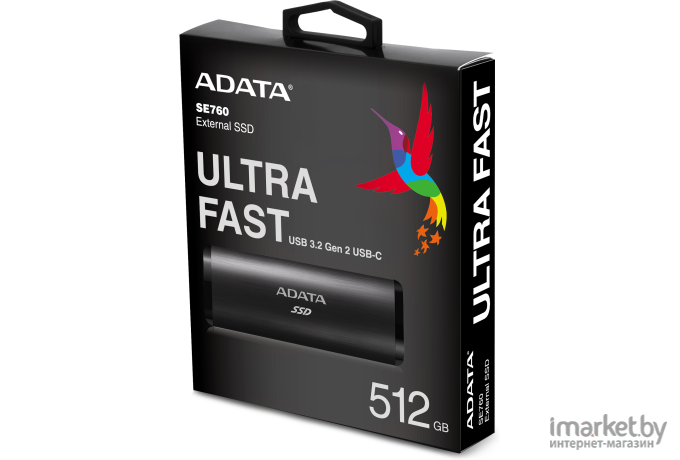 SSD диск A-Data 512GB SE760 [ASE760-512GU32G2-CBK]