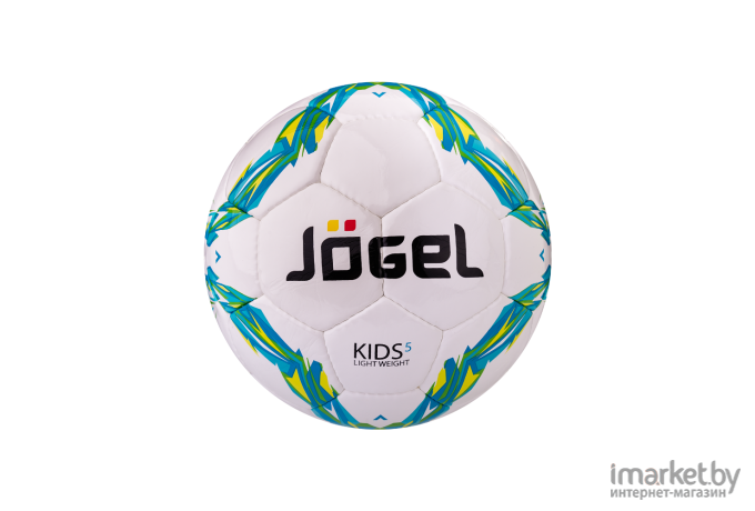 Футбольный мяч Jogel JS-510 Kids размер 5 белый/голубой