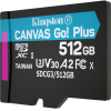 Карта памяти Kingston microSDXC 512Gb  UHS-II Class U3 V30 A2 [SDCG3/512GBSP]