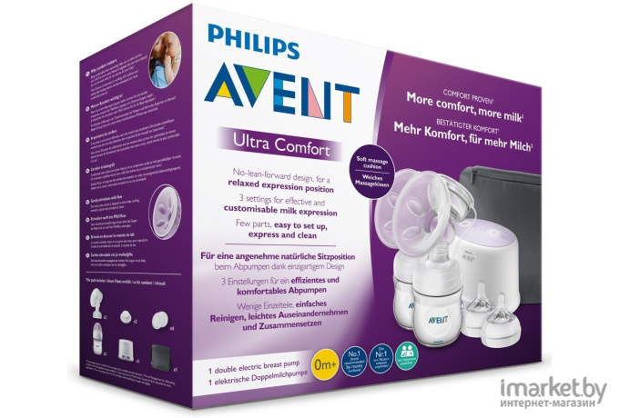 Молокоотсос Philips Ultra Comfort Double (SCF334/31)