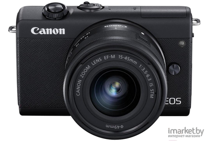 Фотоаппарат Canon EOS M200 Kit 15-45mm черный [3699C010]