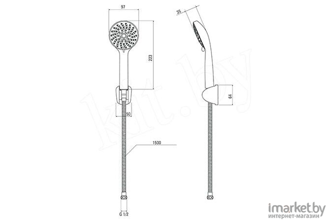 Душевая панель Deante Avis NGV 041K