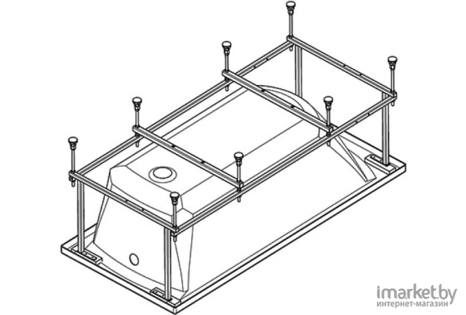 Каркас для ванны Santek Каледония 150x75 [1WH302384]