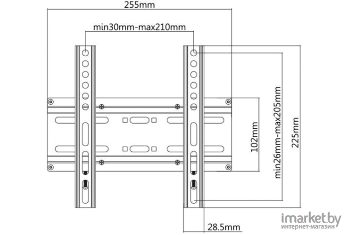 Кронштейн SBOX PLB-2522F