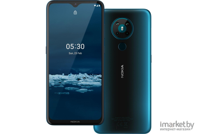 Мобильный телефон Nokia 5.3 DS TA-1234) Cyan