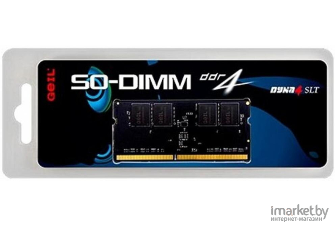 Оперативная память GeIL 4GB DDR4 SODIMM PC4-21300 [GS44GB2666C19SC]