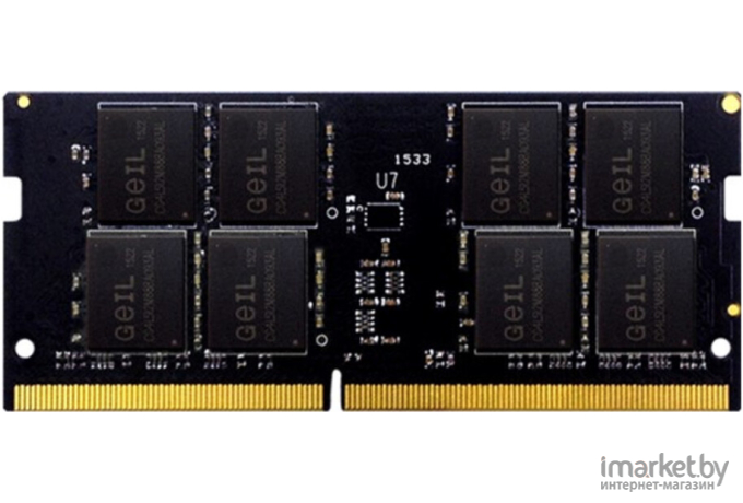 Оперативная память GeIL 4GB DDR4 SODIMM PC4-21300 [GS44GB2666C19SC]