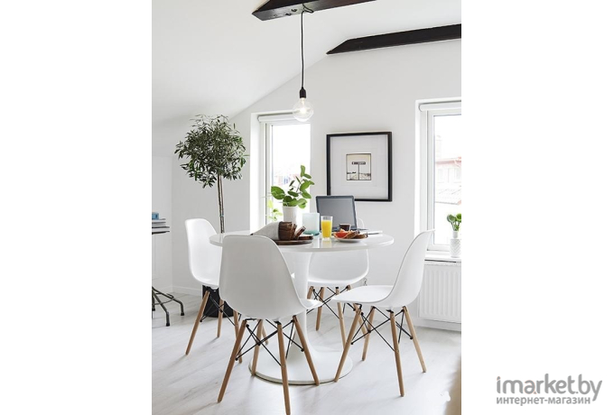 Стул Stool Group Eames Style DSW белый [Y801 white x1]