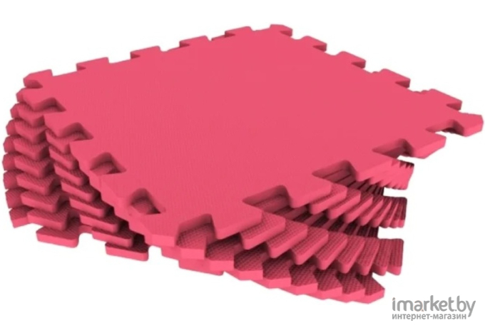 Развивающий коврик ECO COVER Мягкий пол универсальный 30МП красный